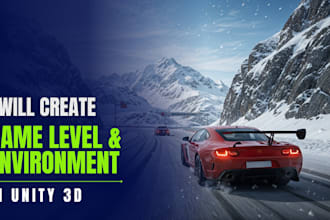create 3d game environment in unity 3d