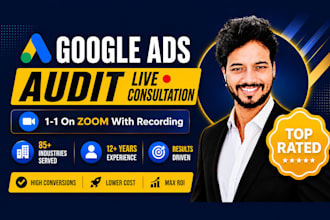 audit google ads account like specialist on zoom