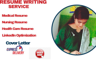 write professional resume, healthcare, nursing and medical resume