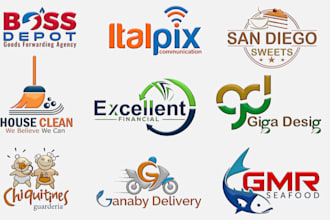 design 2 professional business logo