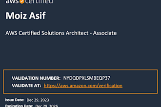 be your certified AWS solutions architect and cloud consultant