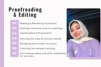 professionally proofread and debug your document