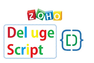 write deluge function for zoho app