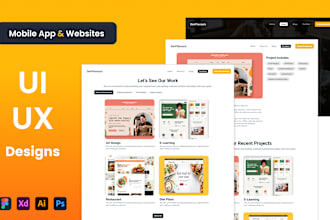 do attractive mobile UI UX design or app UI UX design