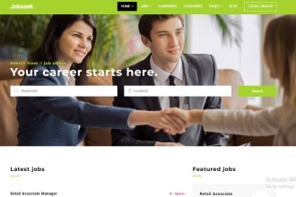 recruitment website, agency website ,job board job portal,