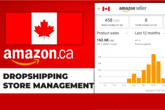 manage amazon canada seller central for dropshipping