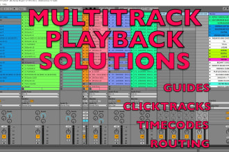 program multitrack playback and ableton sessions for live