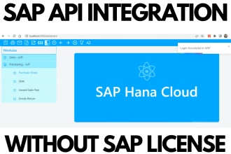 integrate sap API for po, so,  grn, ar invoice