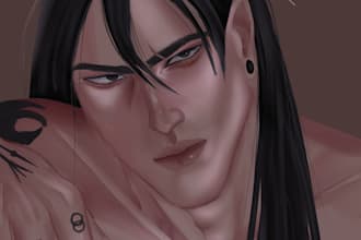 draw a special webtoon character for you