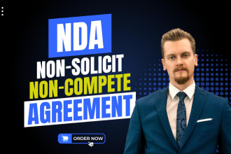 get non disclosure agreement, nda, non compete non solicit