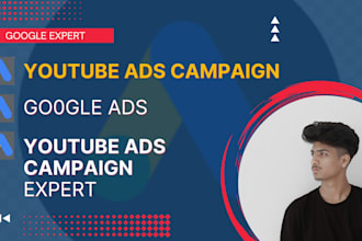 set up a youtube video ad campaign in your google
