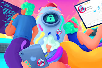 draw professional illustrations for web or mobile