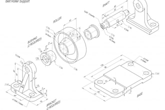make 2d cad drawing in solidworks with gdt