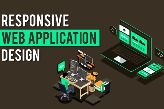 create custom responsive business web application