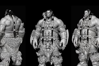 do 3d characters for games
