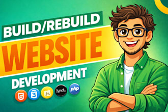 develop responsive and full stack websites