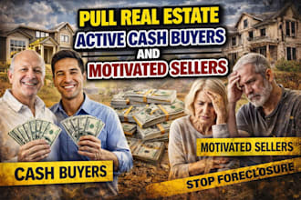 pull real estate active cash buyers and motivated sellers