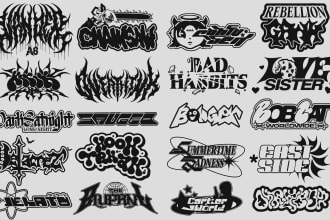 design modern y2k streetwear logo for your brand