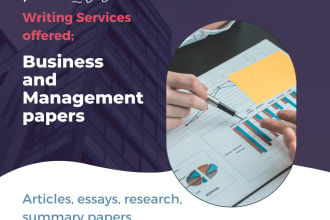 write your business law and management papers