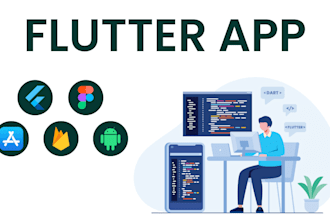 develop android, ios and web app with flutter
