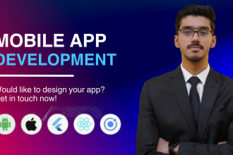 do mobile app development for android and ios using react native