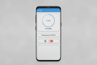 do flutter android app for iot projects with firebase and esp8266