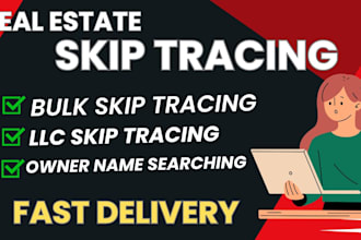 do real estate skip tracing in bulk skip tracing