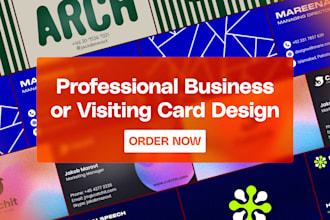do professional, luxury business card design