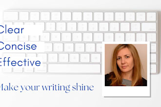 edit your creative, scientific, or marketing copy