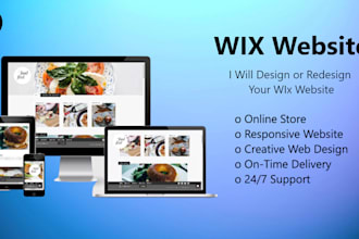 custom wix website creation for your business and personal brand