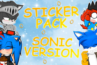 Best Price!  create sonic telegram stickers for you
