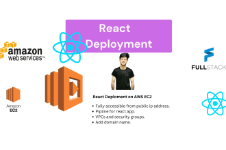 deploy react app on AWS ec2 with code pipeline on github