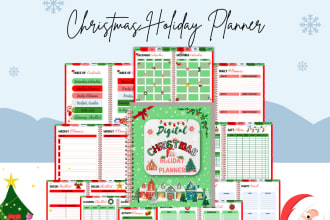 send a hyperlinked digital christmas holiday planner