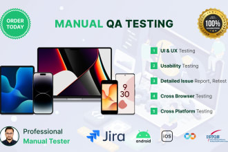 perform manual QA testing for the web and mobile application at multiple devices