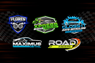 do 3d auto detailing, car wash, automotive logo design