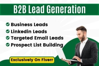 b2b lead generation, linkedin lead generation with using sales navigator