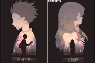 make vector minimalist anime for vtuber album cover lofi logo wallpaper
