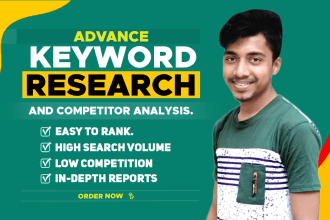 do advanced SEO keyword research and competitor analysis for your site