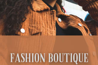 create shopify ecommerc boutique clothing store