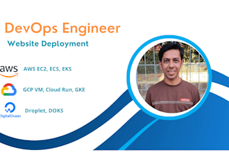 setup, migrate website on aws, gcp, digitalocean, linode