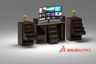 do 3d modeling and mechanical product designing in solidworks
