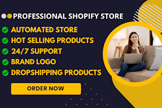 create dropshipping shopify store or shopify website
