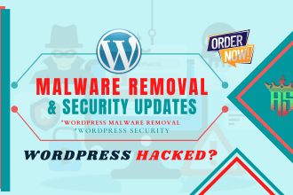 execute hacked wordpress malware removal or security