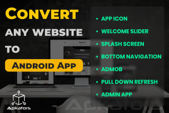convert any website to android studio app