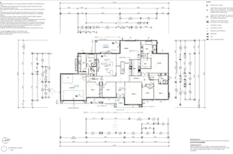 draft custom home plan and elevation as per res codes