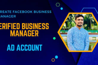 create verified fb business manager, ads account