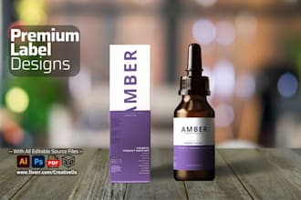 do professional product label design