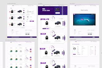 design website or web mockup in adobexd