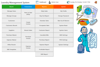 provide laundry dry cleaning pos software