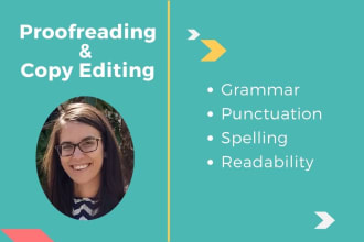 expertly proofread and copy edit your documents